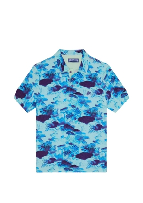Vilebrequin Coral Reef terry polo shirt - Blue