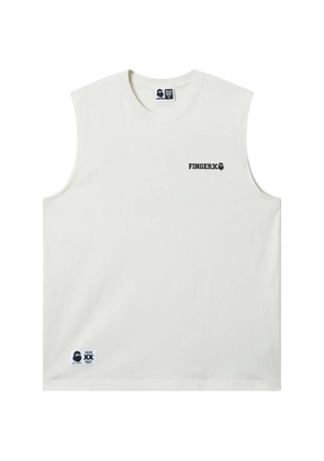FINGERCROXX logo-print tank top - Neutrals