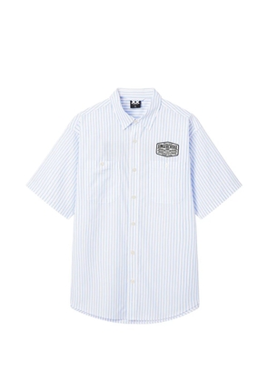 FINGERCROXX striped pocket shirt - White