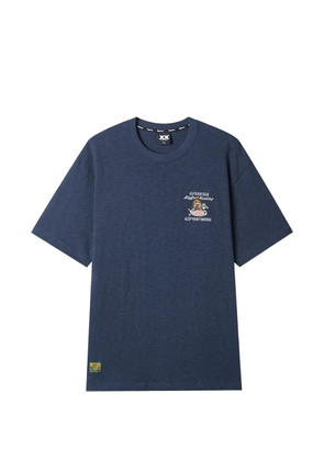 FINGERCROXX graphic-print T-shirt - Blue