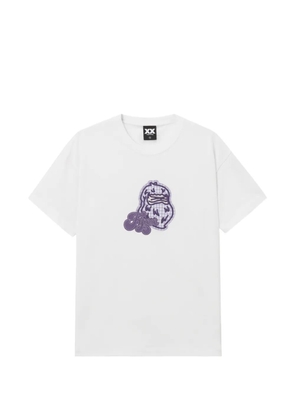 FINGERCROXX logo-appliqué T-shirt - White