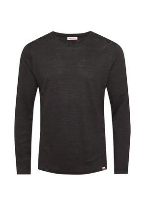 Orlebar Brown OB-T long-sleeve linen T-shirt - Grey