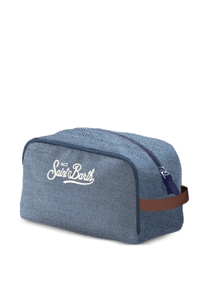 MC2 Saint Barth logo-handle beauty case - Blue