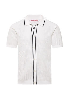 Orlebar Brown Roddy striped button-fastening shirt - White
