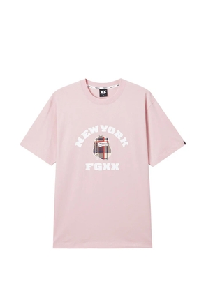 FINGERCROXX printed short-sleeve T-shirt - Pink