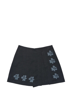 Perks And Mini floral pinstripe shorts - Grey