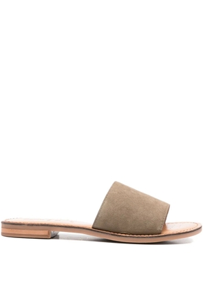 Geox Maddalusiac leather sandals - Green