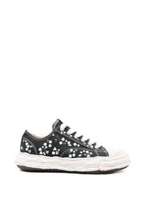 Maison MIHARA YASUHIRO Peterson 23 embellished-canvas sneakers - Black
