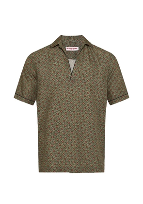 Orlebar Brown Ridley floral shirt - Green