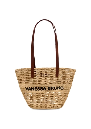 Vanessa Bruno logo-detail tote bag - Neutrals