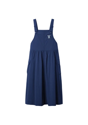 FINGERCROXX embroidered midi dress - Blue