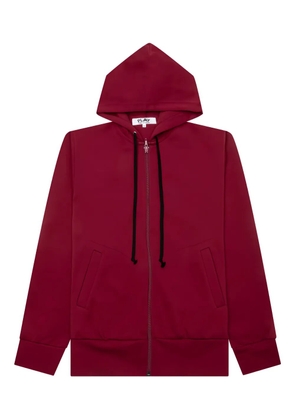 Comme Des Garçons Play zip-up hoodie - Red