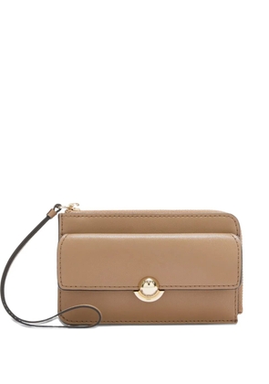Furla Sfera M leather zip wallet - Neutrals
