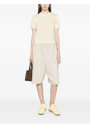 Maison Kitsuné logo-patch T-shirt - Neutrals