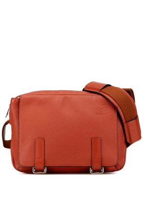 Loewe Pre-Owned 2010-2024 XS Military Messenger crossbody bag - Orange