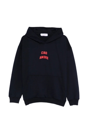 Giada Benincasa cotton hoodie - Blue