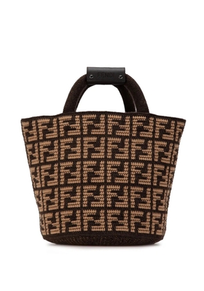 Fendi Pre-Owned 2010-2024 Zucca Cashmere Shopping tote bag - Brown
