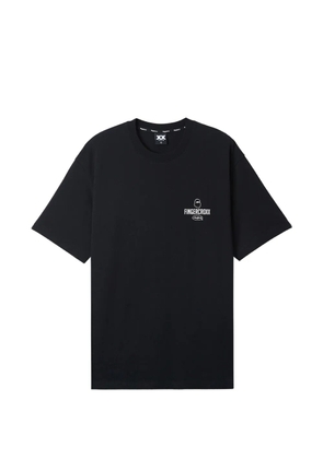 FINGERCROXX logo-print T-shirt - Black