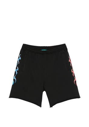 BARROW pocket print-detail shorts - Black