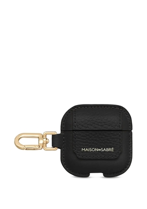 MAISON de SABRÉ leather AirPods Pro 3 keyring case - Black