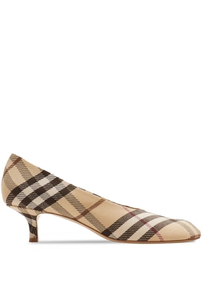 Burberry 45mm Check Baby pumps - Neutrals