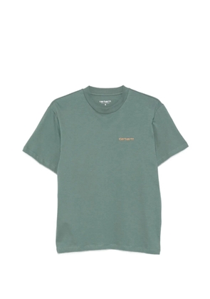 Carhartt WIP Script logo-embroidered T-shirt - Green