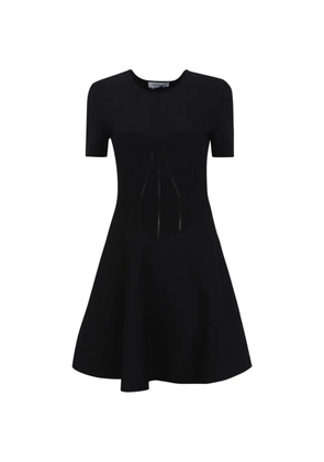 Alexander McQueen ribbed dress - Black