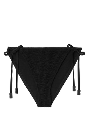 Burberry crinkled bikini briefs - Black