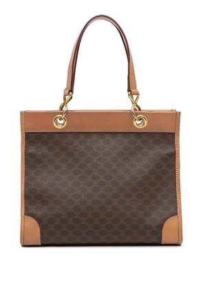 Celine Pre-Owned 2016 Macadam Coated Canvas handbag - Brown