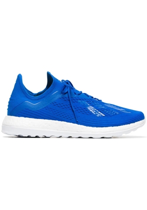 adidas blue x18+ mesh sneakers