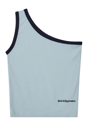 Rest&Recreation one-shoulder top - Blue