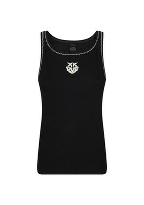 PINKO logo-detail tank top - Black
