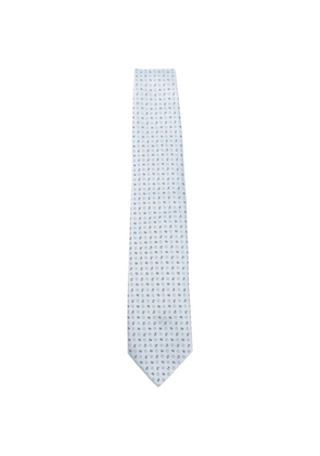 Borrelli patterned tie - Blue