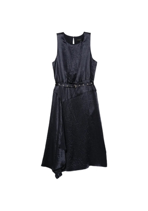 LIU JO belted asymmetric midi dress - Blue