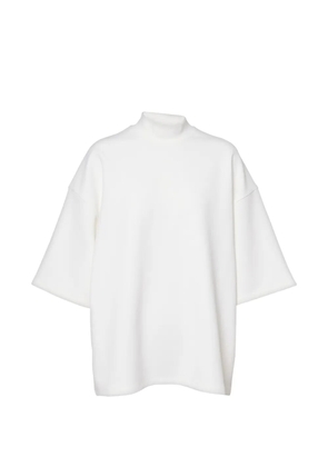 WARDROBE.NYC high-neck short-sleeve top - White