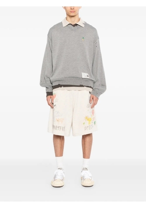 Maison MIHARA YASUHIRO distressed sweatshirt - Neutrals