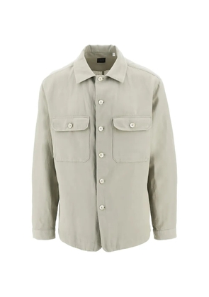 Xacus long-sleeved pocket shirt - Neutrals