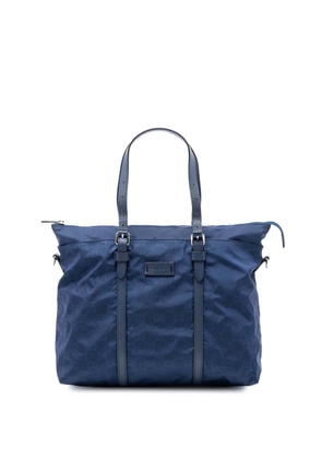 Gucci Pre-Owned 2016-2025 GG Nylon satchel - Blue