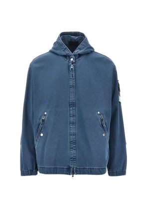 Stone Island hooded zip-up jacket - Blue