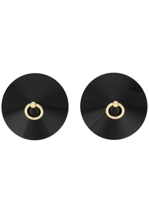 Bordelle enamel O ring nipplets - Black