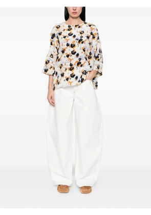 Marni floral-pattern blouse - Blue