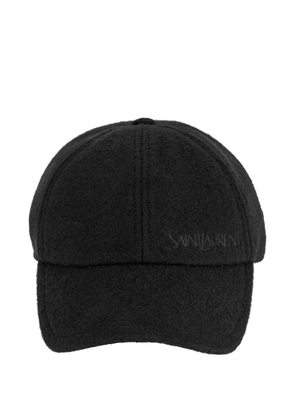 Saint Laurent logo baseball cap - Black