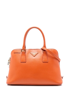 Prada Pre-Owned 2010-2026 Medium Saffiano Lux Promenade satchel - Orange