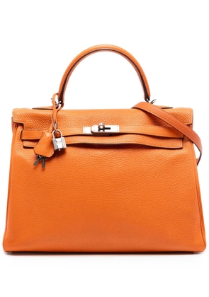 Hermès Pre-Owned 2010 Togo Kelly II Retourne 35 satchel - Orange