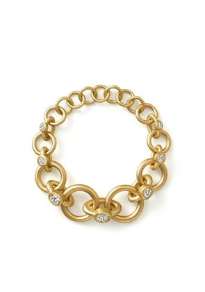 Shihara 18kt yellow gold Link 01 diamond ring