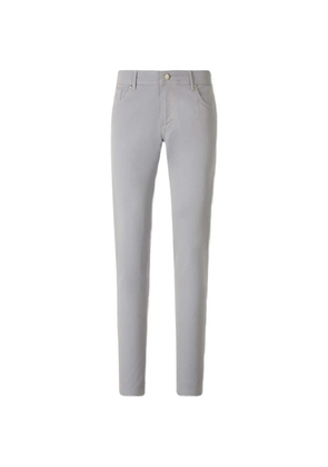 Marco Pescarolo logo-patch trousers - Grey