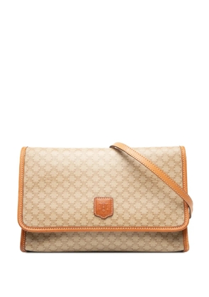 Celine Pre-Owned 1991 Macadam Coated Canvas crossbody bag - Brown