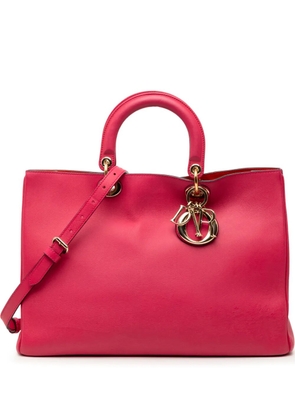 Christian Dior Pre-Owned 2013 Large Leather Diorissimo satchel - Pink