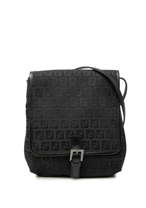 Fendi Pre-Owned 2000-2010 Zucchino Canvas crossbody bag - Black