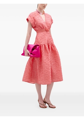 Silvia Tcherassi Metaponto V-neck dress - Pink